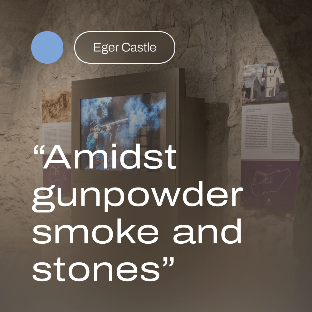 “Amidst gunpowder smoke and stones”