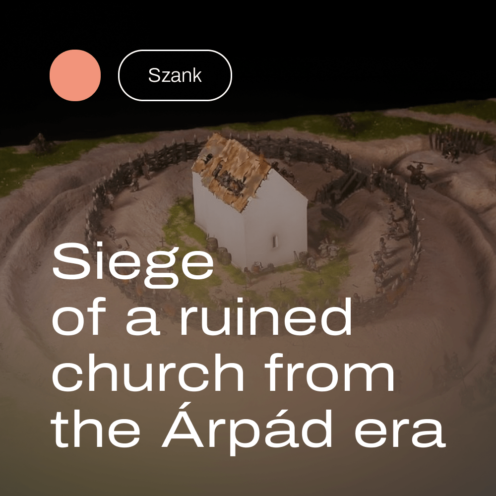 Siege of Hungarian church during the Mongol invasion