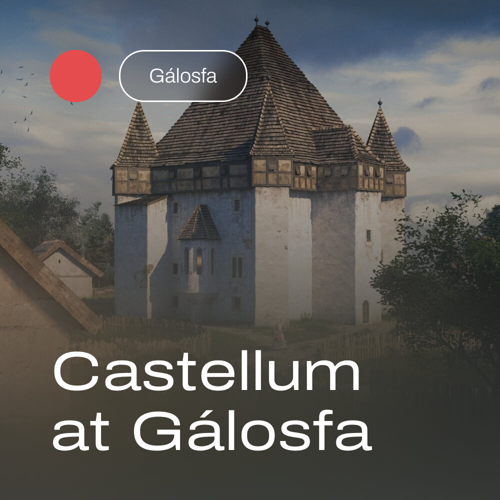 Castellum at Gálosfa – reconstruction