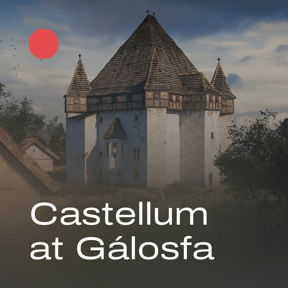 Castellum at Gálosfa – reconstruction