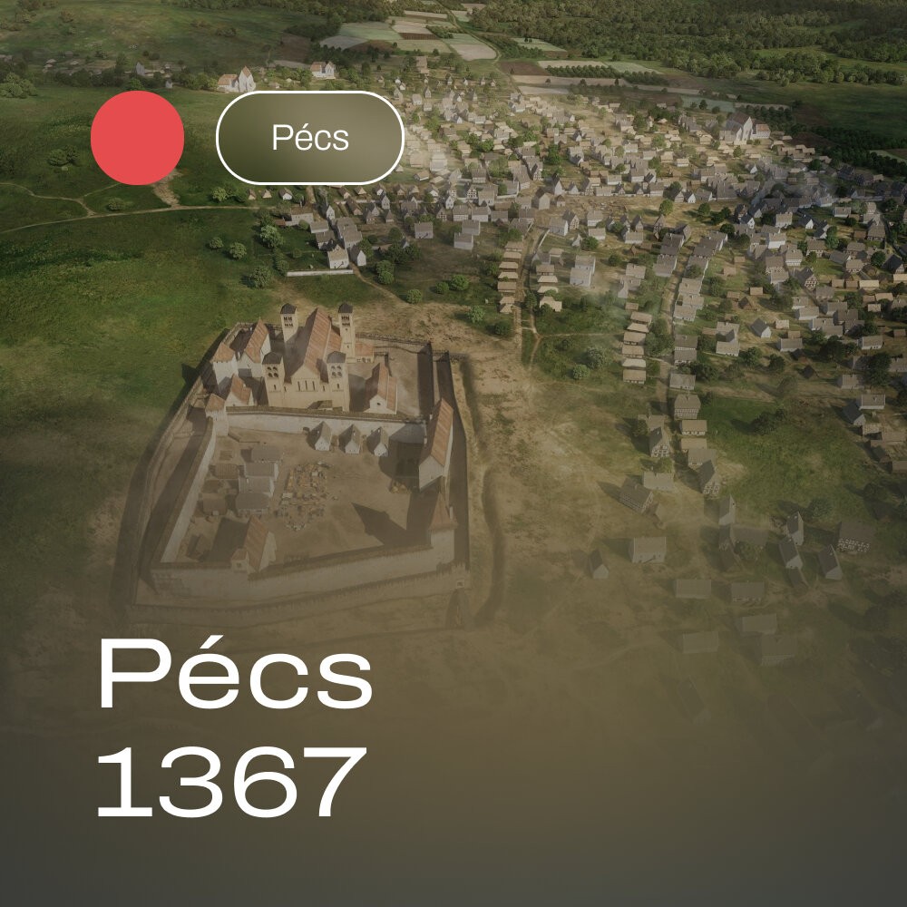 Pécs 1367 – theoretical reconstruction