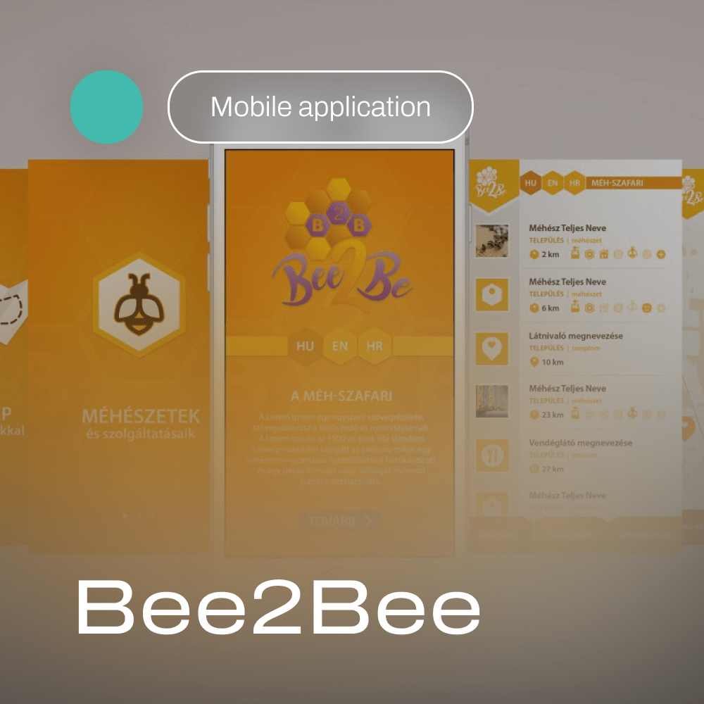 The aim of the Bee2Bee application