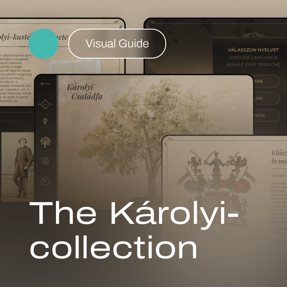 Interactive exhibition guide for the Károlyi-collection