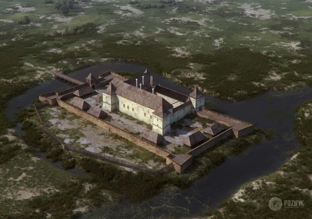 Egervár castle, reconstruction
