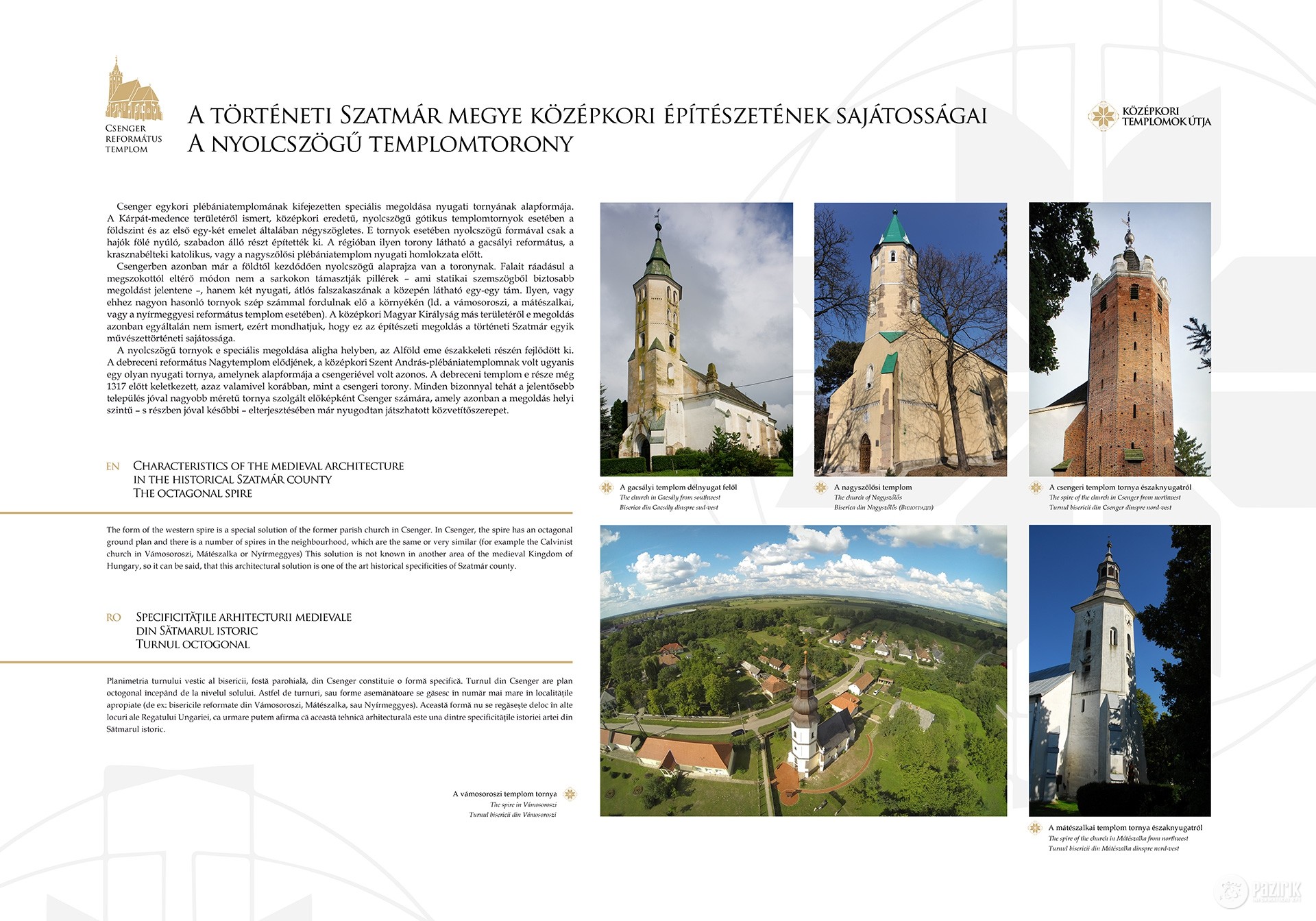 On the route of medieval churches - Software