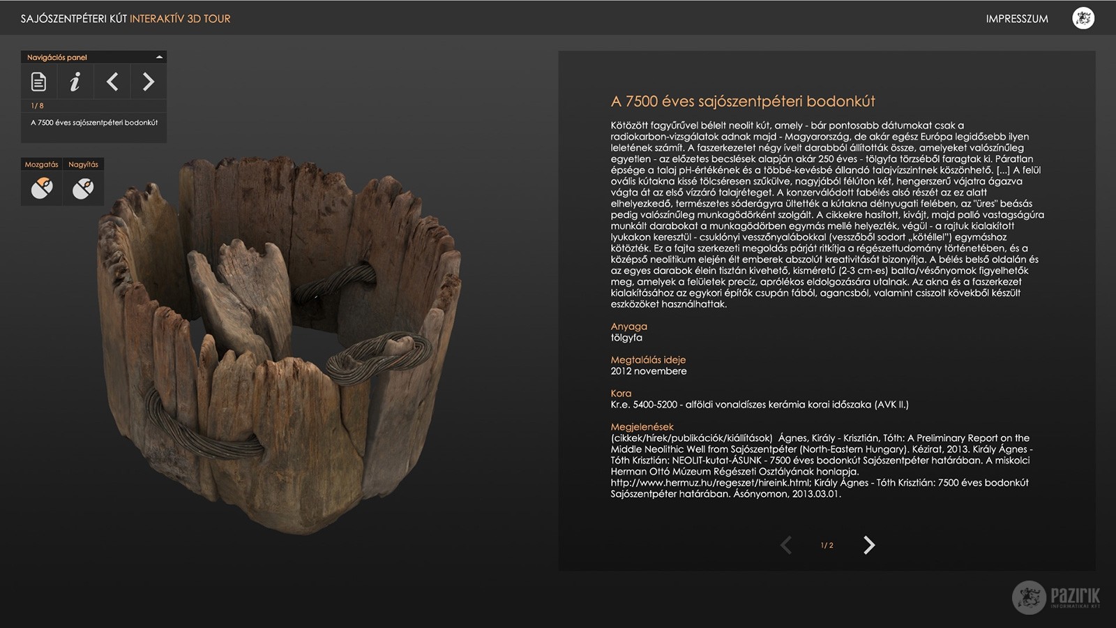 Interactive 3D tour applications - Software