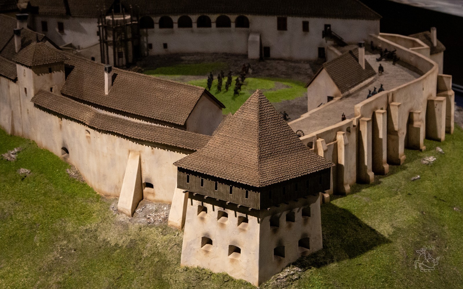 Sümegi castle, model