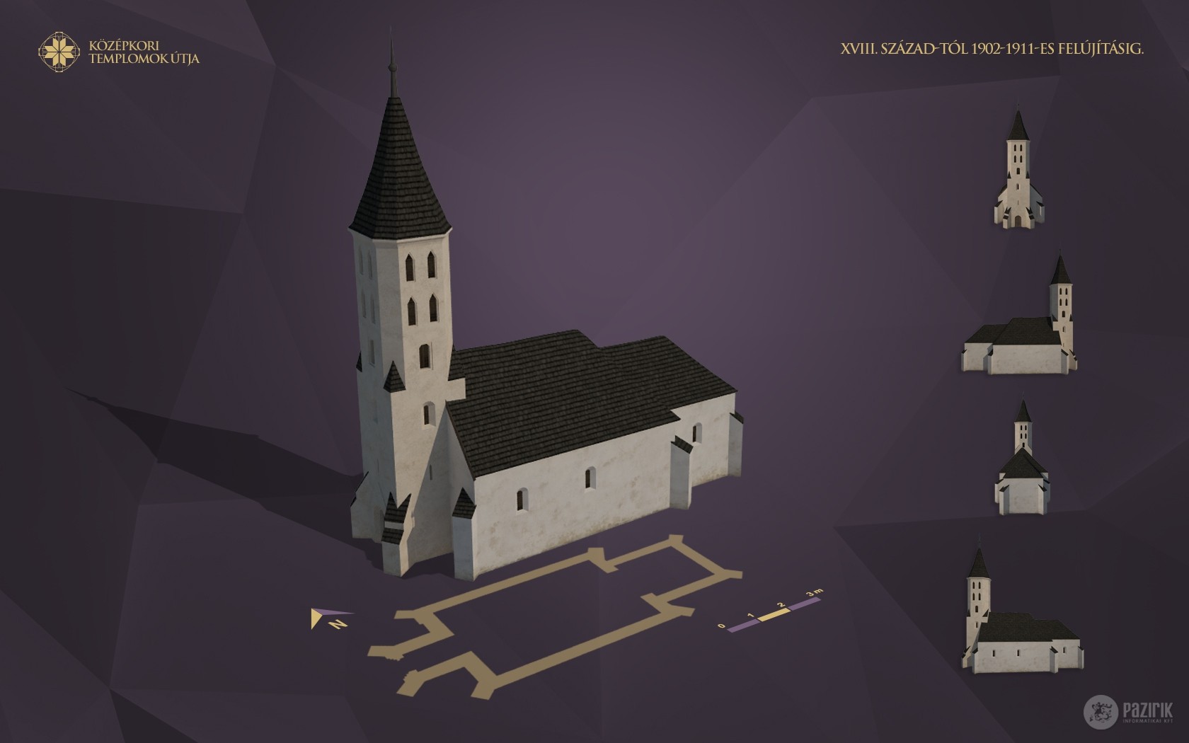 On the route of medieval churches - Reconstruction